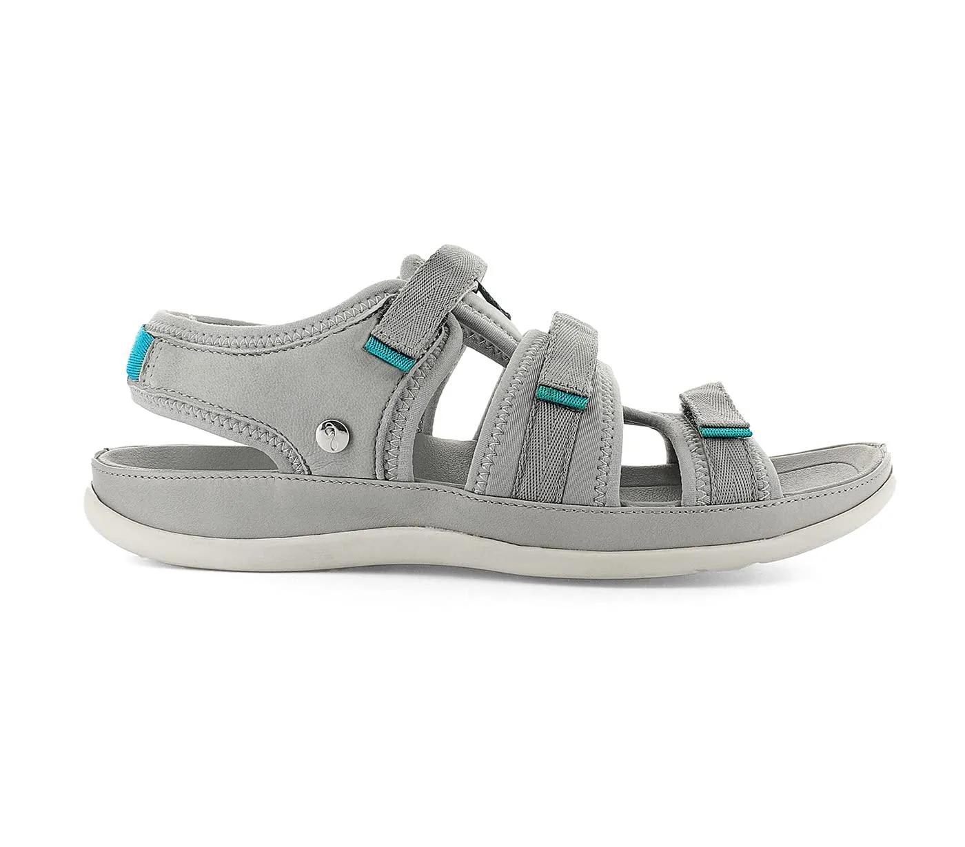 Strive Women's Dalma Dark Grey Size 8 Built-in Arch Support Orthotic Sandal