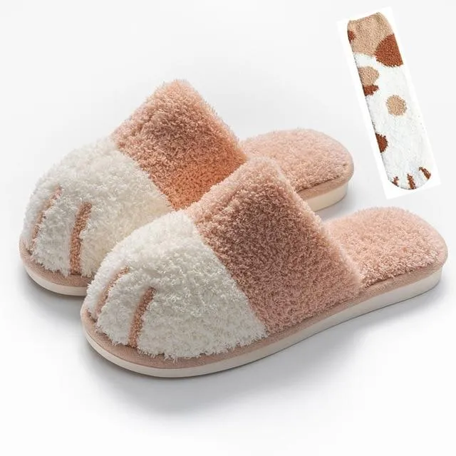 Walk Like A Cat Bedroom Slippers