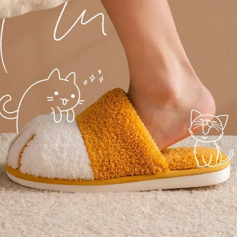 Walk Like A Cat Bedroom Slippers