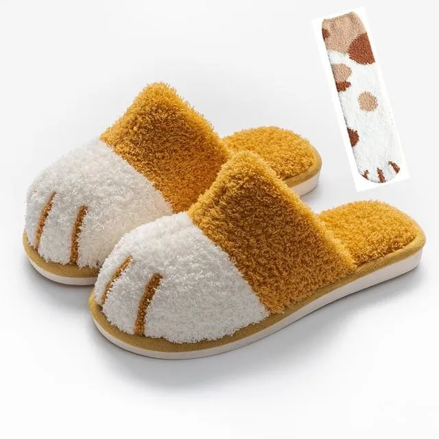 Walk Like A Cat Bedroom Slippers