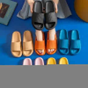 Women Thick Platform Cloud Slippers Summer Beach Soft Sole Slide Sandals Men Ladies Indoor Bathroom Anti-slip Home Slippers