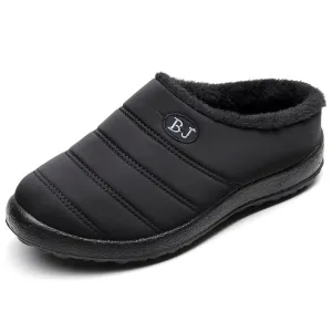 Women's BJ Winter Warm Slippers with Fuzzy Plush Lining